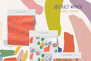 WOMAN & ABSTRACT, a Person Illustration by nadispasibenko (Thumbnail 7 of 15)