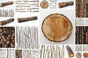 Wood - 163 images, a Nature Photo by Handmadefont (Thumbnail 4 of 25)