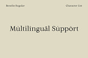 Benelio - Sharp Serif, a Serif Font by Makaryo Collective (Thumbnail 11 of 11)