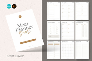 Meal & Grocery Planner Templates