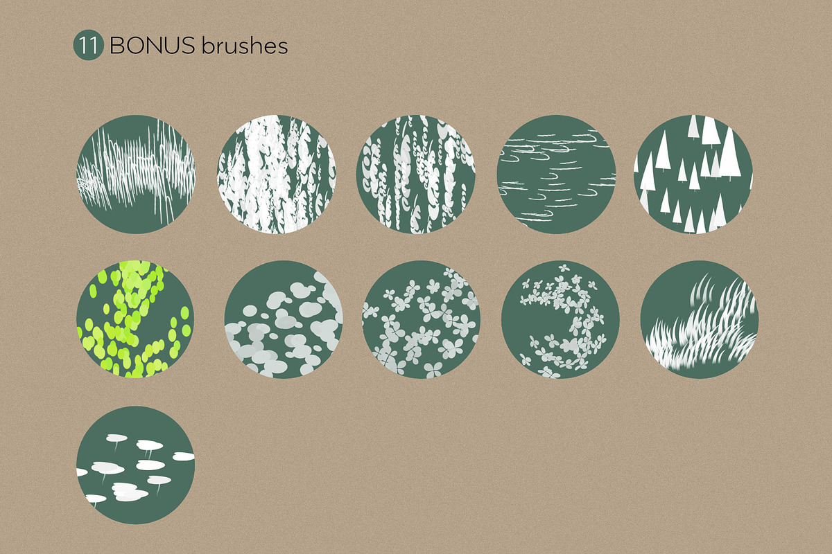 Gagatka's Texturiam Affinity brushes, a Brush Add-On by gagatka (Photo 6 of 8)