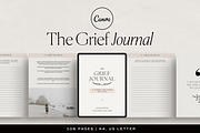 The Grief Journal Canva, a Presentation Template by HelloKarla (Thumbnail 1 of 9)