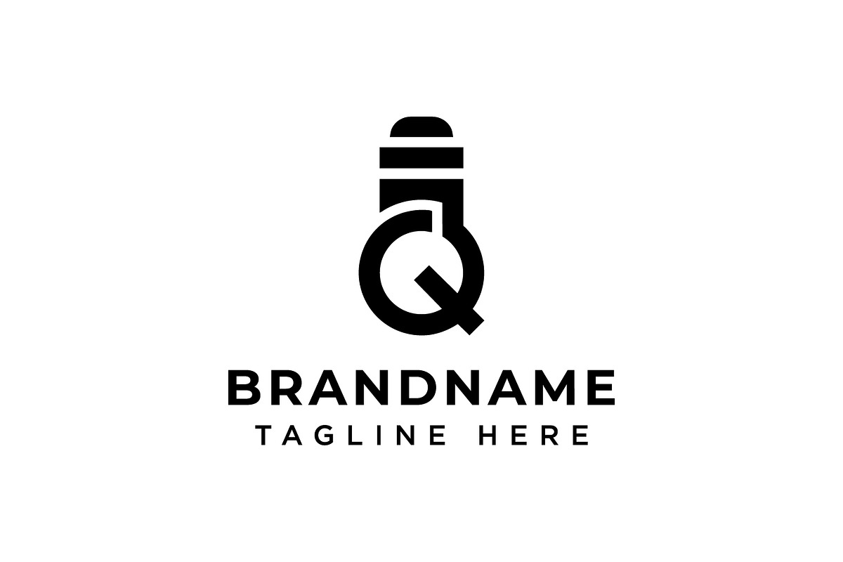 Letter Q Bulb Logo, a Branding & Logo Template by Pray Art Design Studio