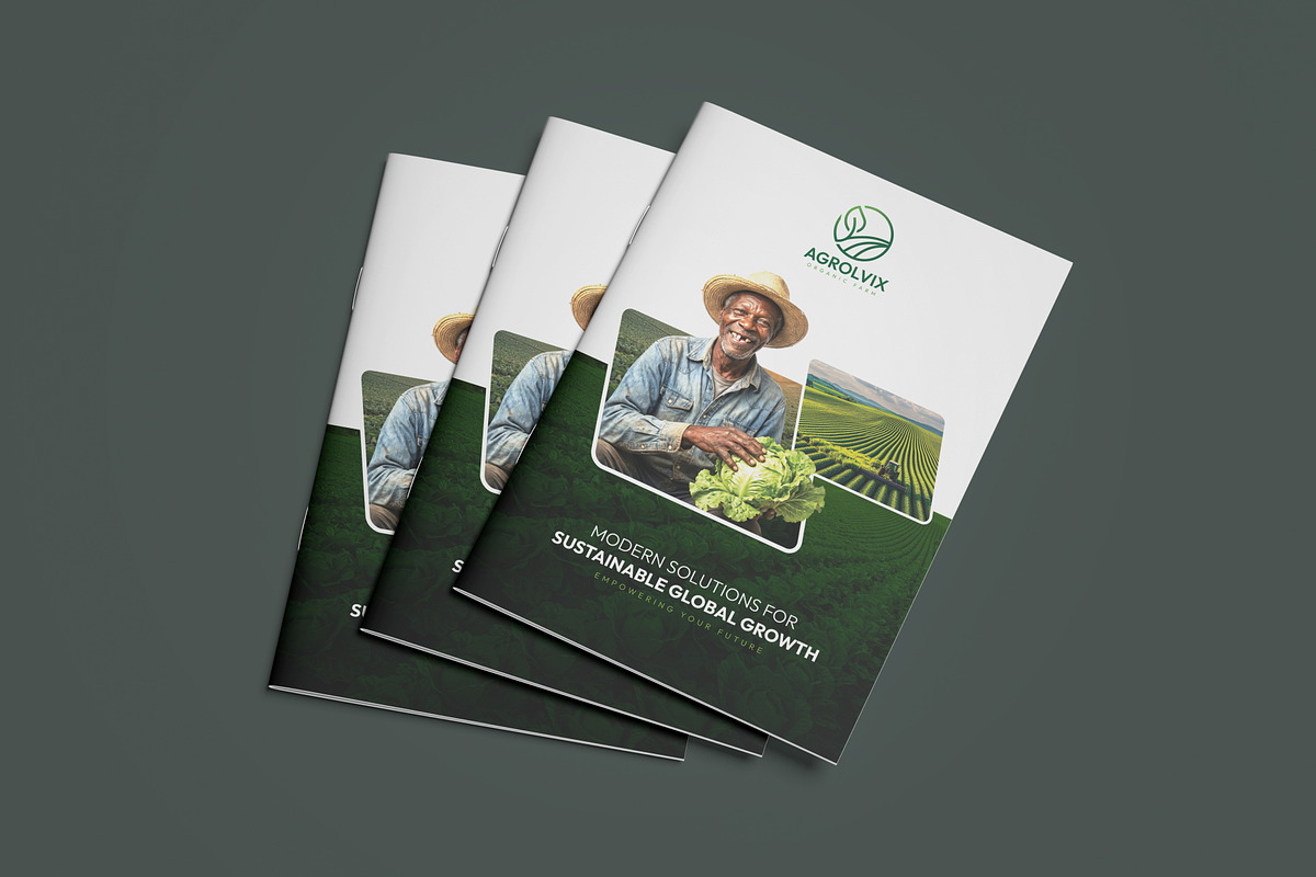 Agriculture and Sustainable Brochure, a Brochure Template by VectStock (Photo 7 of 7)