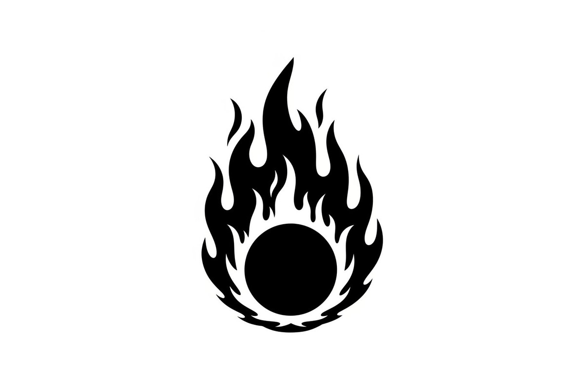 Fire Meteor Comet Silhouette Bundle, an Illustration by Designs_River (Photo 5 of 51)