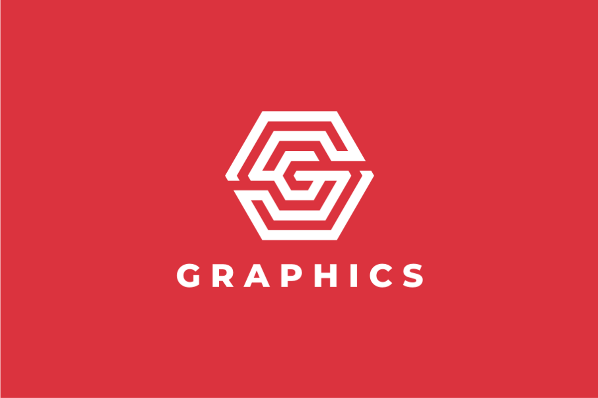 Hexagon Letter G logo design GS SG, a Branding & Logo Template by yopie