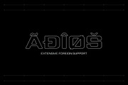 Gemini Cluster - Expanded Fonts, a Sans Serif Font by HARMNESSLESS (Thumbnail 5 of 11)