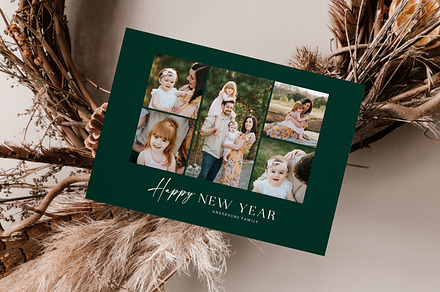 Christmas Card Template CD200