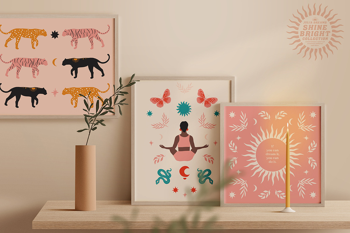 Shine Bright Collection, an Animal Illustration by Julia Dreams (Photo 3 of 9)