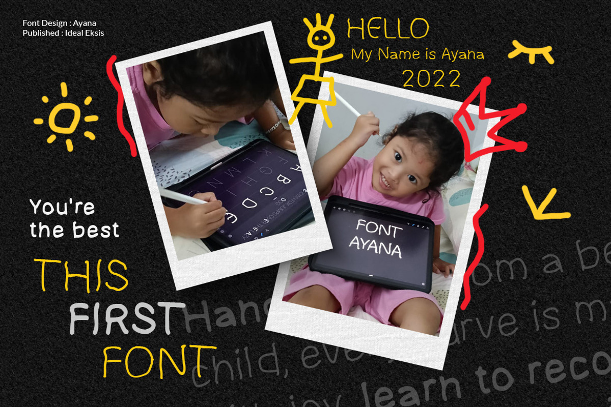 Handfen Ayana, a Handwritten Font by Ideal Eksis (Photo 3 of 7)