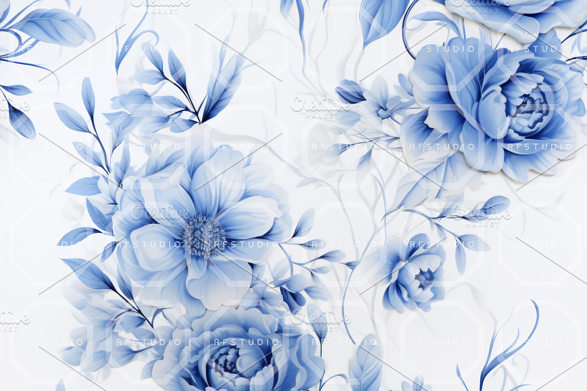 ROCAILLE CHINOISERIE. Seamlesss Pack, a Texture Illustration by RefinedFantasyStudio (Photo 3 of 9)