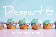 DESSERT - vector line icons, an Outline Icon by marusdesign (Thumbnail 1 of 2)