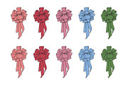 Whimsical Hand Drawn Bows SVG & PNG, a Graphic by PinkHouseCollection (Thumbnail 5 of 5)