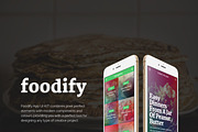Foodify App UI kit, an UI Kit Template by Designerbundle (Thumbnail 2 of 4)