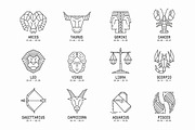 Zodiac signs, a Graphic by Volyk (Thumbnail 2 of 16)