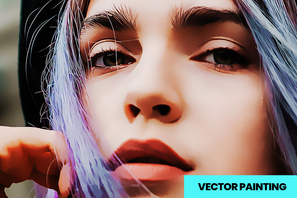 Vector Painting Photoshop Action, an Action Add-On by PSD Action (Photo 8 of 8)