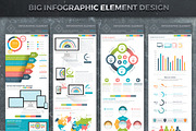 BIG INFOGRAPHIC ELEMENTS DESIGN, a Work Illustration by The Craftsman (Thumbnail 3 of 12)