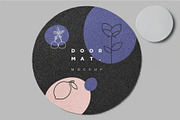Round Floor Mat Mockups, a Household Mockup by megostudi0 (Thumbnail 6 of 6)