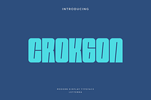Crokgon - Modern Bold Typeface