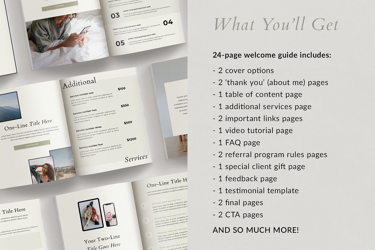 Service-Based Business Bundle, a Brochure Template by Ralony (Photo 23 of 31)