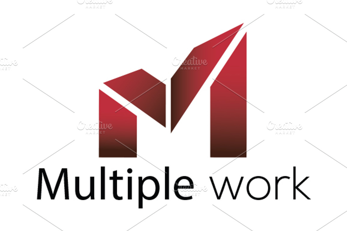 Multiple Work Letter M Logo Template, a Branding & Logo Template by Zia ...