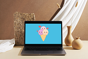 Ice cream - 5 Vector Illustrations, a Food Illustration by Raafeya's Crafts (Thumbnail 5 of 6)