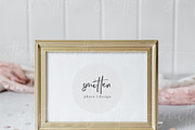 Gold frame  2 mockups featuring stock photography, styled stock photography, an Arts & Entertainment Photo by Smitten Photo & Design (Thumbnail 3 of 4)