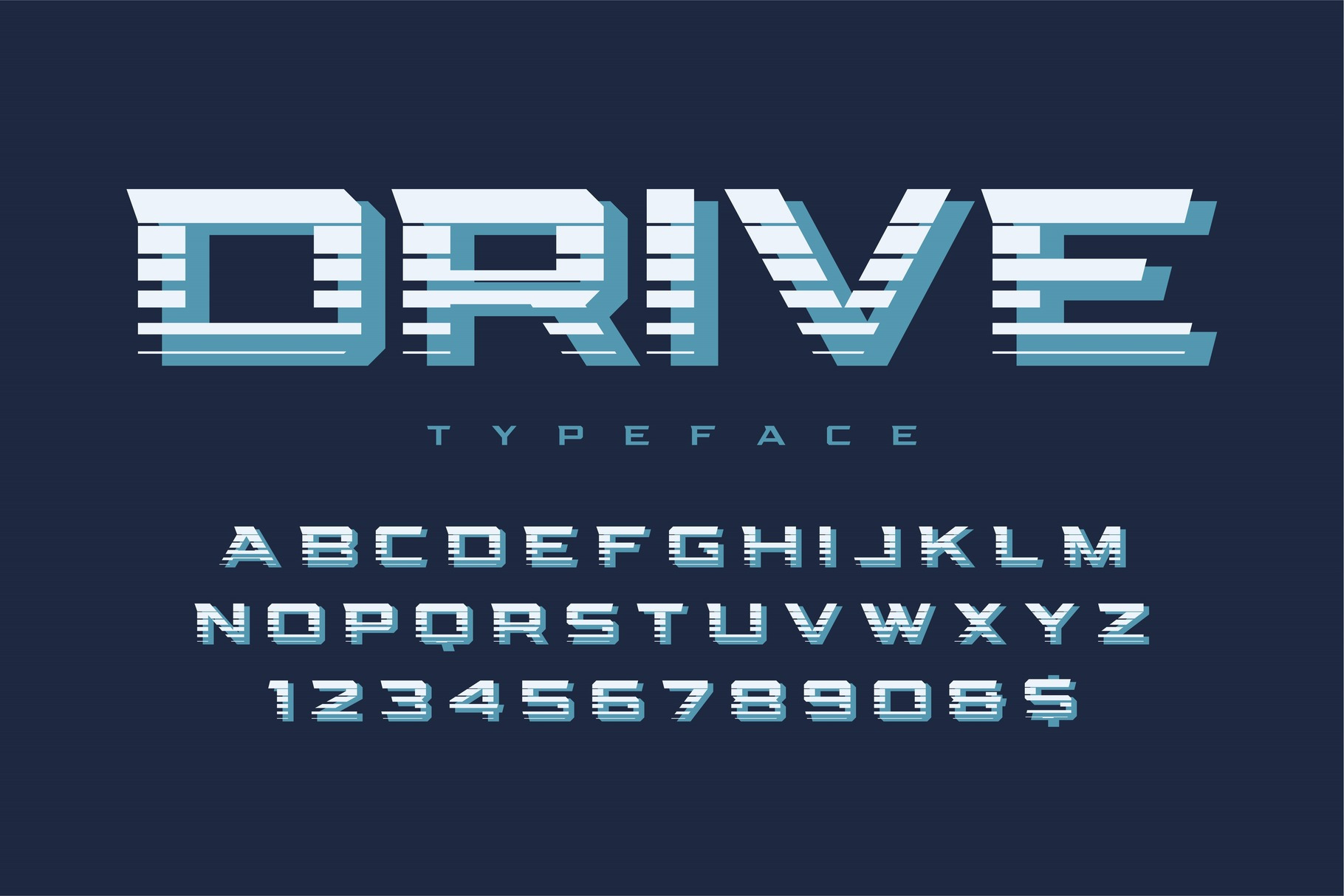 Drive alphabet design, a Decorative Illustration by Revelstockart