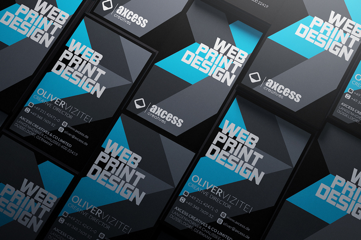 Modern Business Card, a Business Card Template by Marvel (Photo 1 of 4)