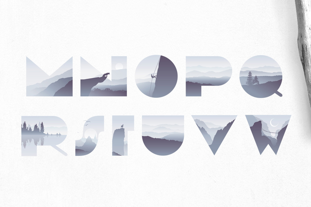 Valley Mist - SVG Color Font preview 7