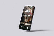 iPhone 15 Pro Mockup, an iPhone Mockup by Pikachudesign (Thumbnail 3 of 5)