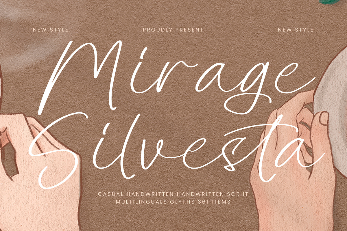 Mirage Silvesta, a Handwritten Font by Integritype Studio (Photo 1 of 15)