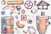 Watercolor Builder Kit, an Illustration by Watercolor Nomads (Thumbnail 2 of 2)