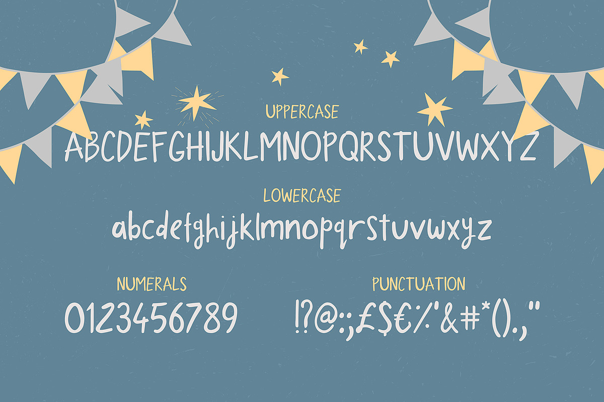 Kit Cloudkicker Typeface, a Script Font by Anastasia Cuza (Photo 5 of 8)