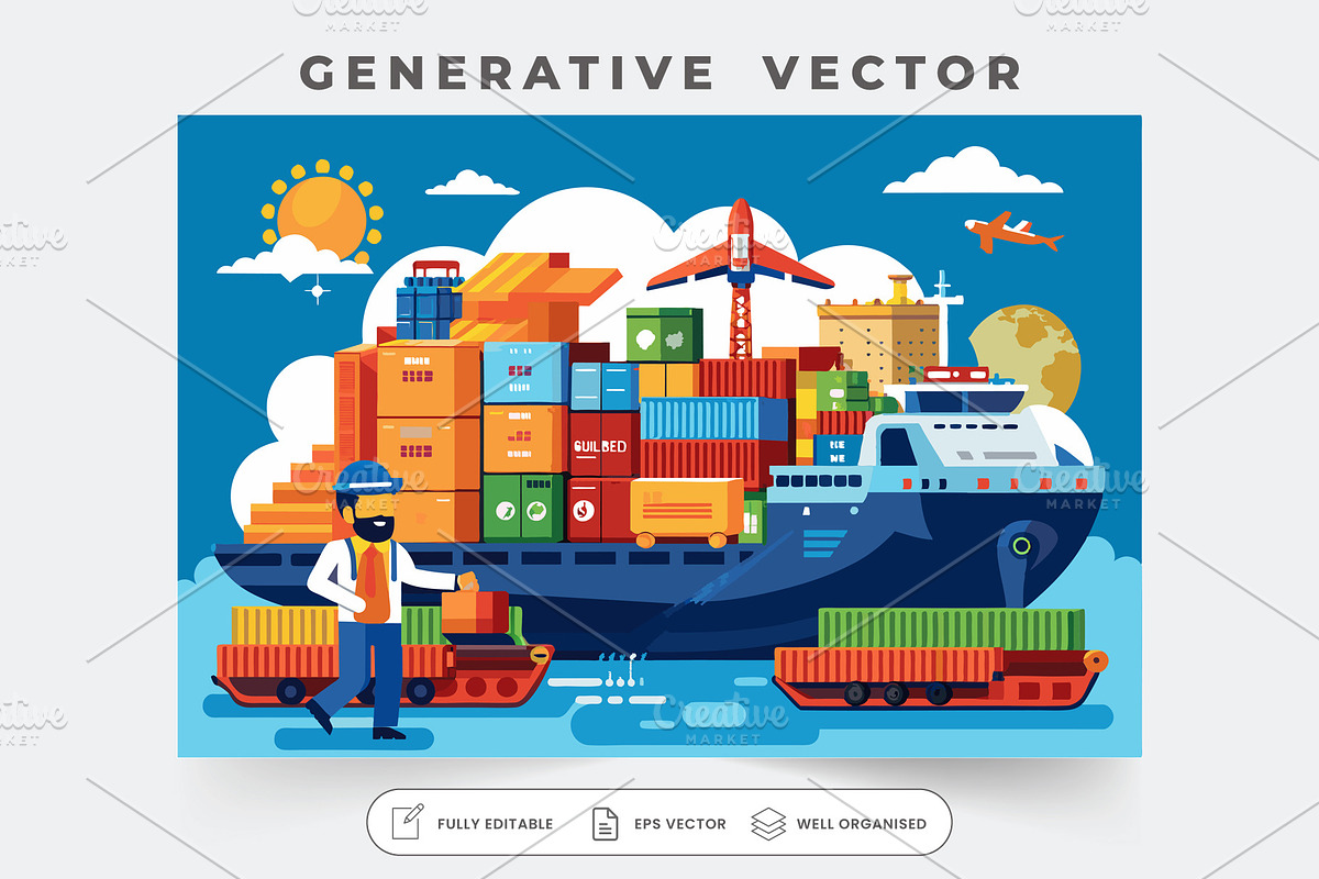 A colorful illustration highlights, an Illustration by SouravDesign
