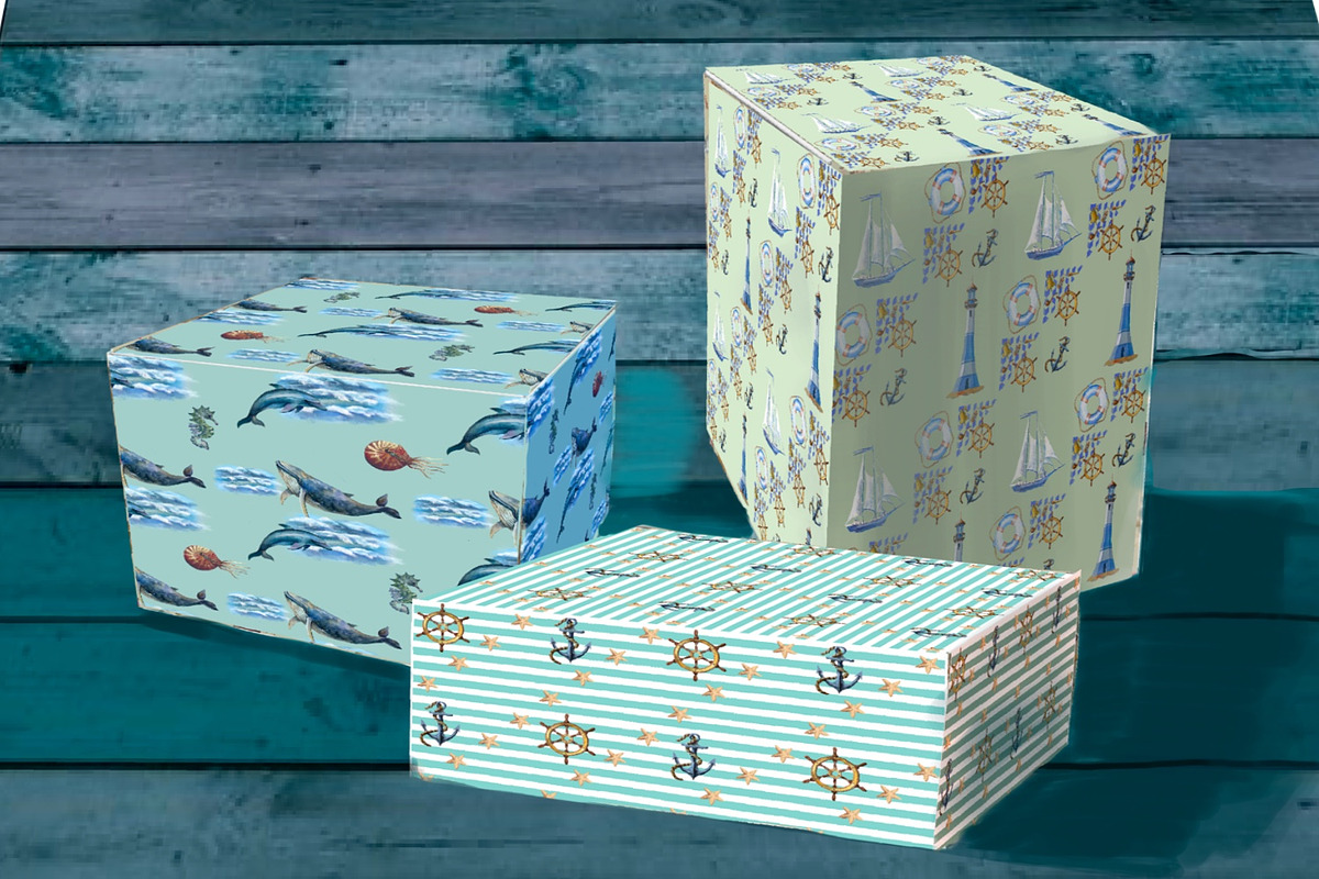 Watercolor nautical illustration, an Object Illustration by AkvarelRiver (Photo 16 of 18)