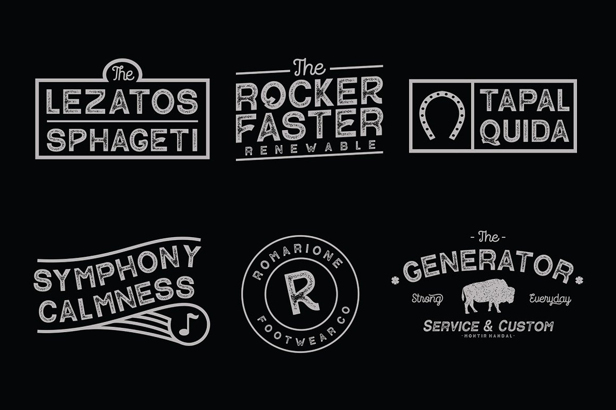VT Contender - Vintage Display Font preview 7