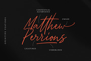 Aesthero - Stylish Signature Script, a Script Font by Sarid Ezra (Thumbnail 3 of 7)