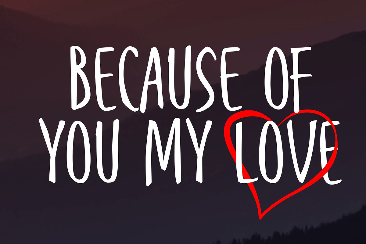 Kobajeon - Handwritten Font, a Script Font by dexsarharryfonts (Photo 3 of 8)