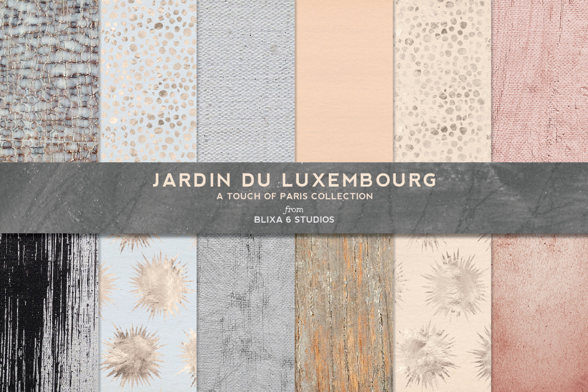 Parisian Textures & Gold Foil: Peach, a Texture Graphic by Blixa 6 Studios (Photo 1 of 5)