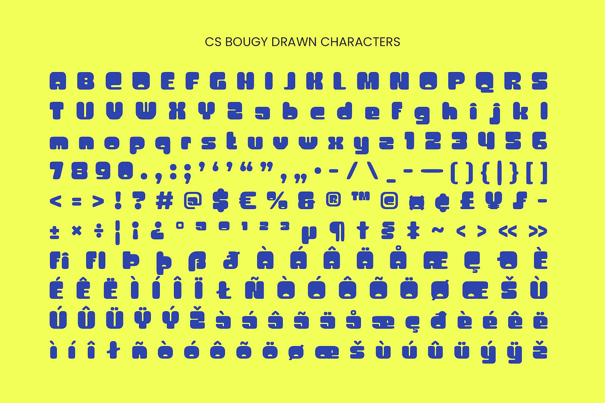 CS Bougy Drawn, a Sans Serif Font by Craft Supply Co. (Photo 8 of 8)