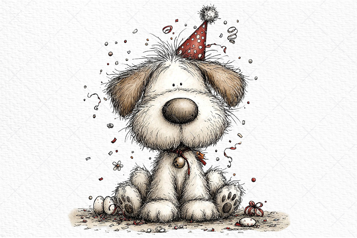 Whimsical Easter Dog Clipart, an Illustration by Craft Nest (Photo 10 of 11)