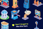 Public Facilities - Premium 3D Icon, an Environmental 3D Model by orenjidesign (Thumbnail 8 of 8)