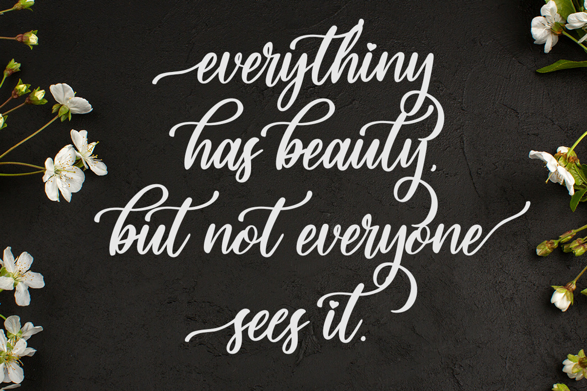 Asttuty Beauty Script Font, a Script Font by skiiller studio (Photo 3 of 8)
