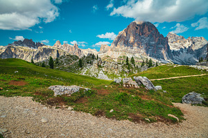 Hiking trails in the mountains, a Nature Photo by Alpine Dreams