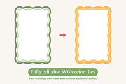 Scallop Wavy Frame Vector Bundle, a Decorative Illustration by Kusumaillustration (Thumbnail 3 of 15)