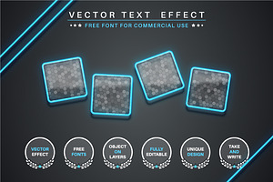 Flash Glass - Editable Text Effect