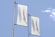 Flag Mockup, an Advertising Mockup by Permadi Creative (Thumbnail 4 of 5)