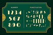 Grystond - Modern Retro Art Deco, a Sans Serif Font by Typia Nesia (Thumbnail 3 of 14)