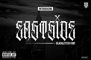 Eastside | Blackletter font, a Blackletter Font by Muntab_Art (Thumbnail 1 of 7)